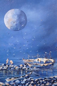 Malik Tariq, 12 x 18 Inch, Acrylic On Canvas, Cityscape Painting, AC-MKT-008